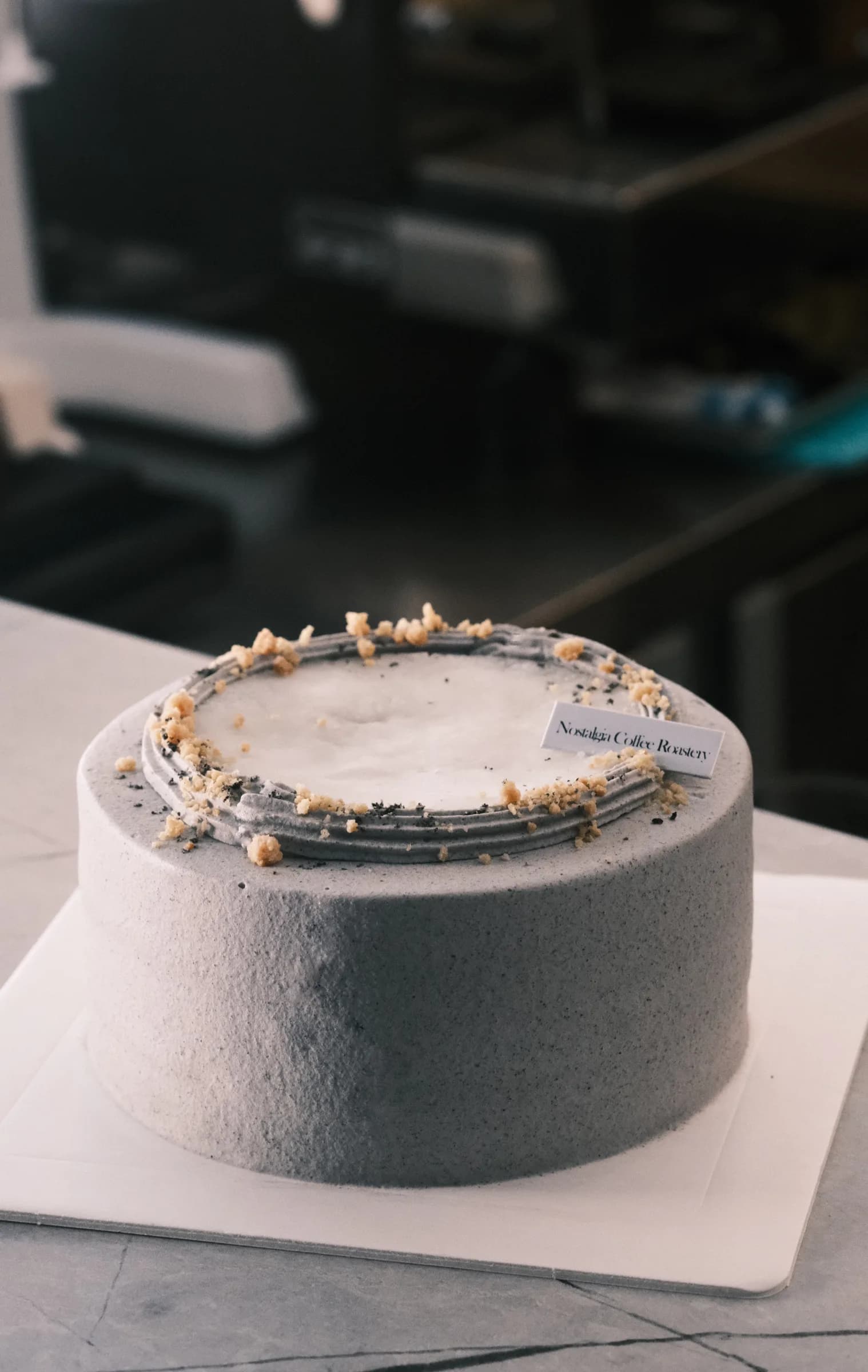 反轉芝麻湯圓戚風